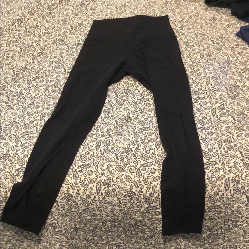 black 7/8ths lululemon aligns